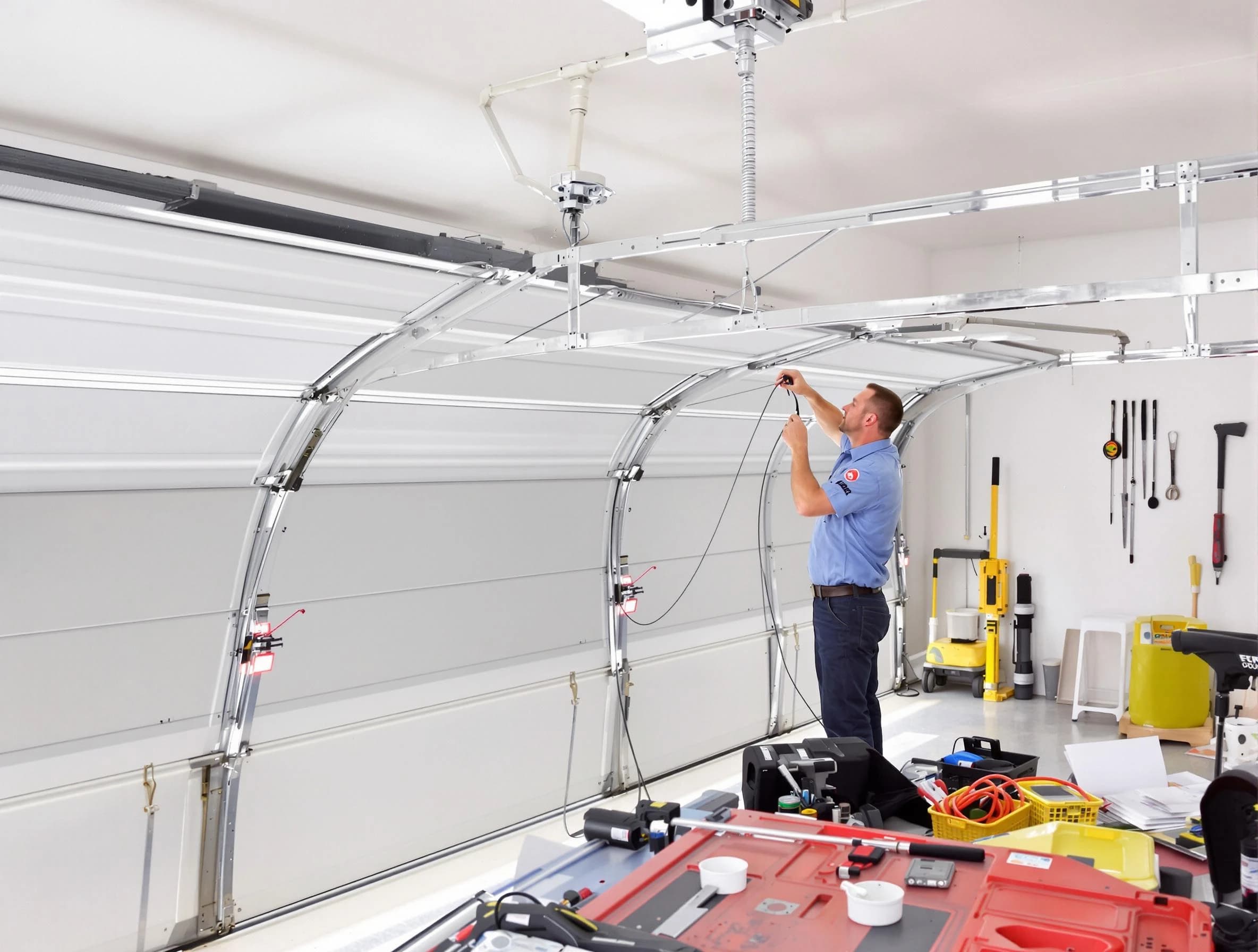 Garage door cable repair service by Webster Garage Door Repair in Webster