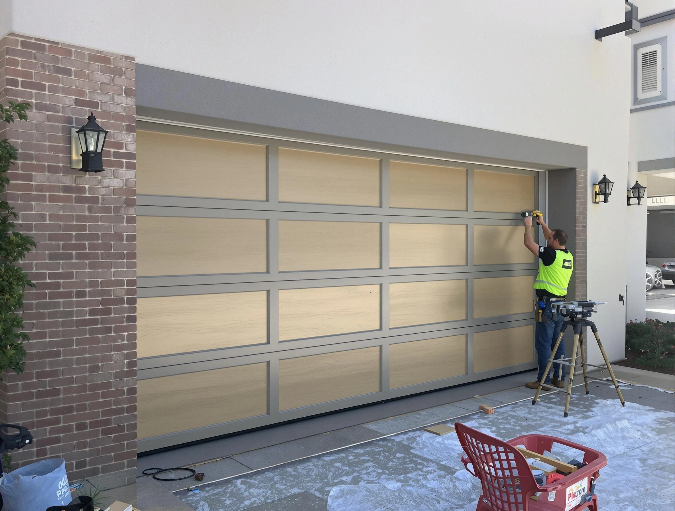 Garage door replacement service by Webster Garage Door Repair in Webster