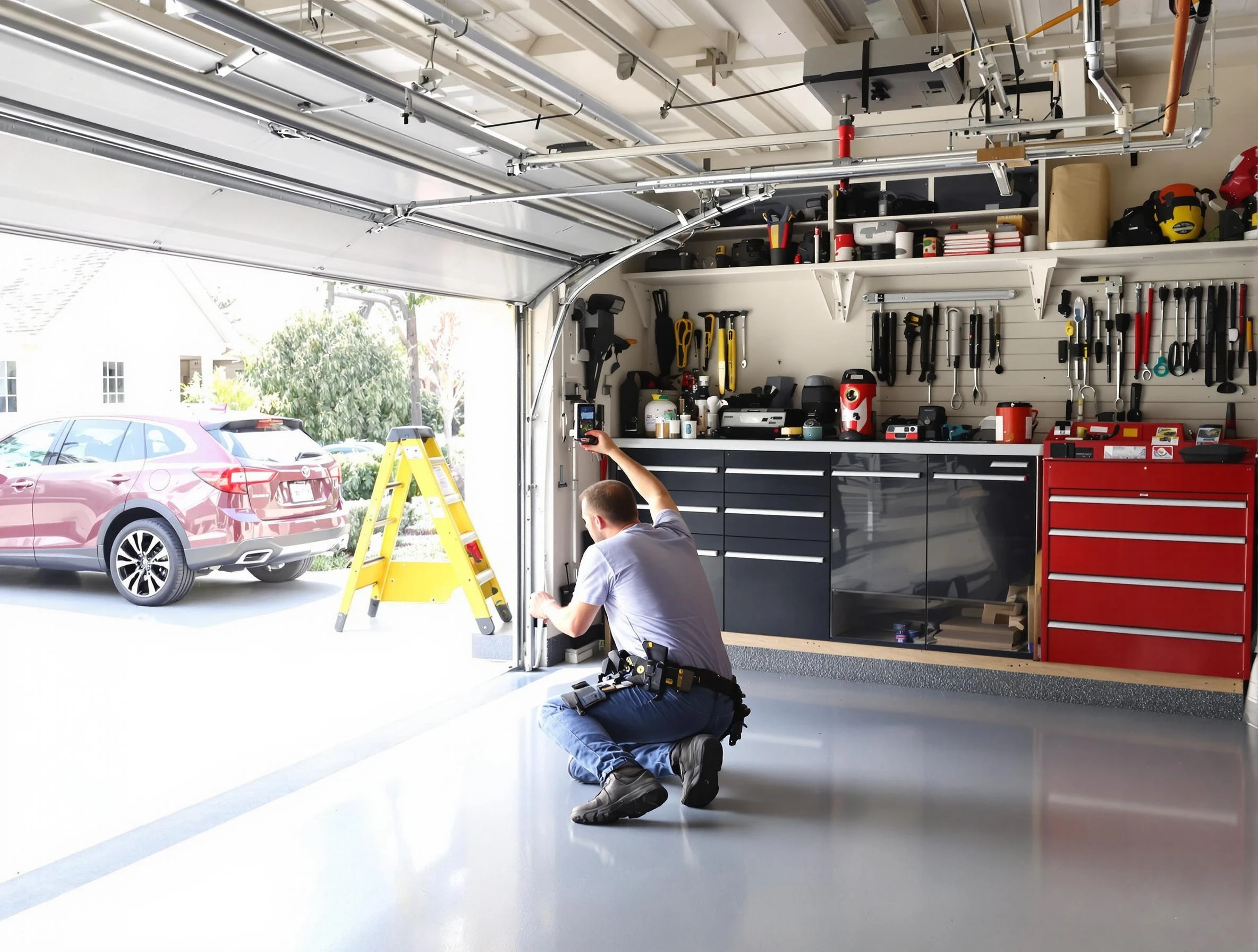 Local garage door repair service by Webster Garage Door Repair in Webster