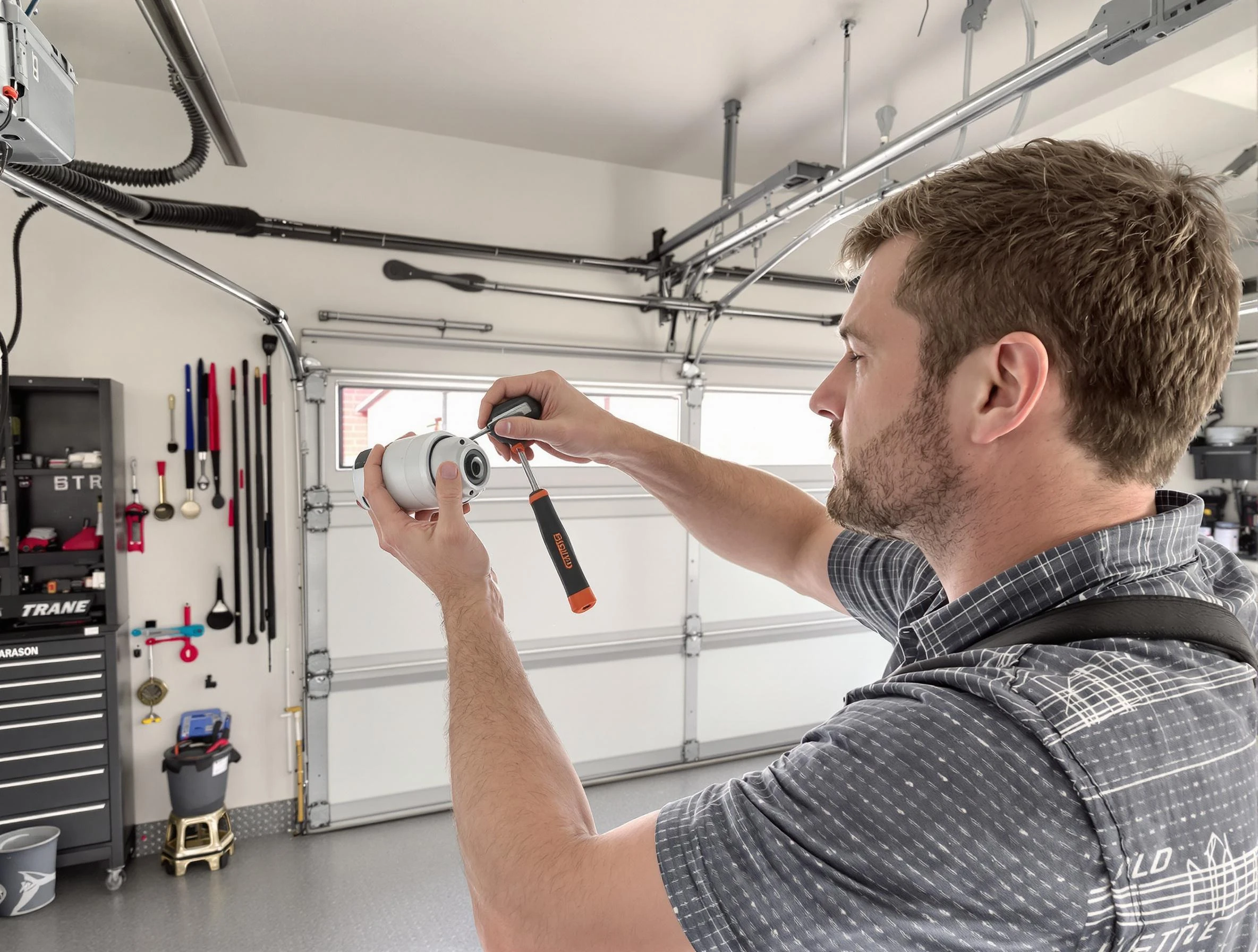 Garage door opener repair service by Webster Garage Door Repair in Webster