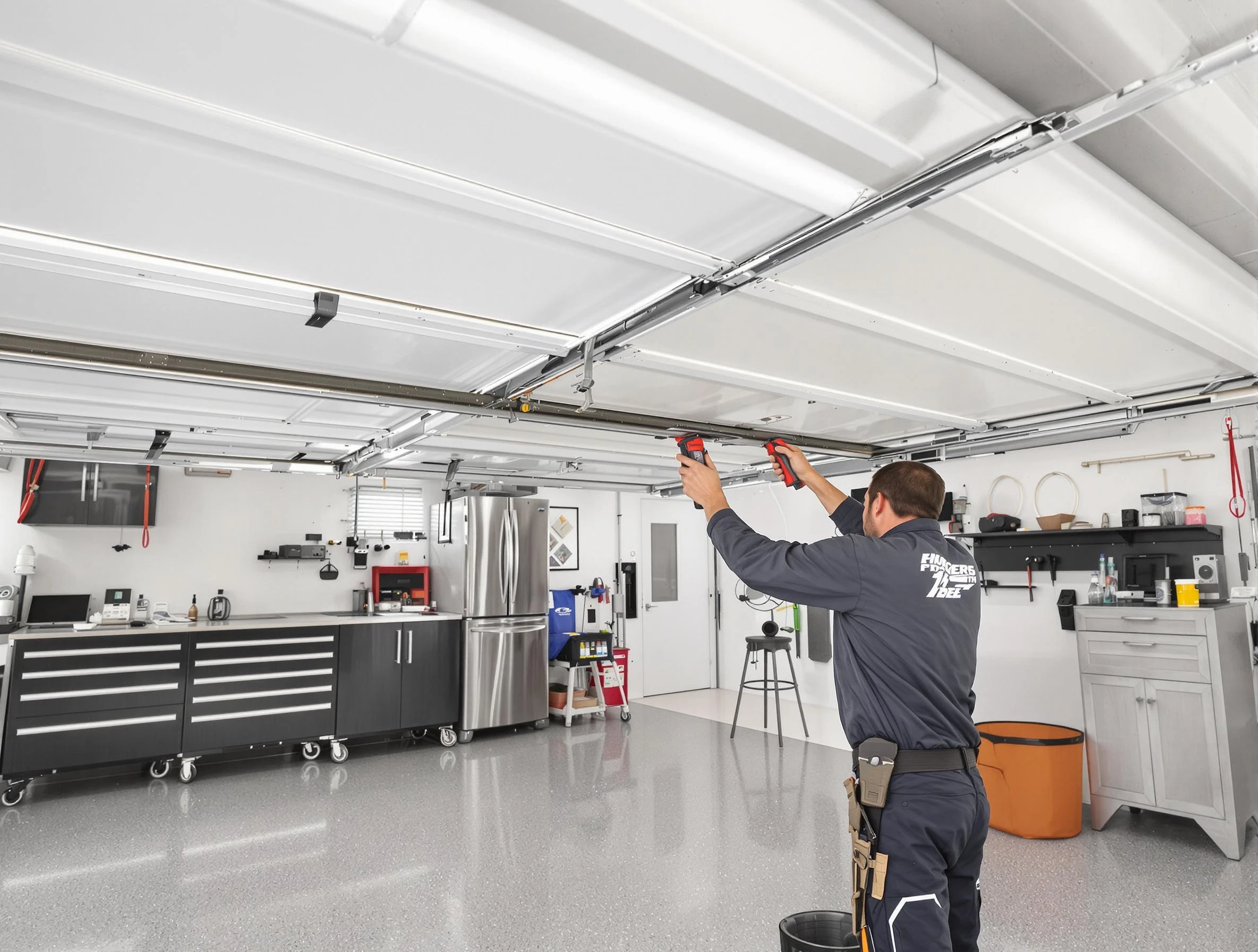 Overhead garage door repair service by Webster Garage Door Repair in Webster